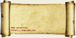 Hana Jazački vizit kartica